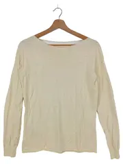 Vorschaubild 2 von Damen Pullover Gr. 32/XXS Beige Casual Basic Baumwolle Kaschmir