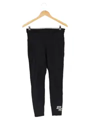 Vorschaubild 1 von Damen Leggings Gr. 38 M Schwarz Sportlich Fitness Hose