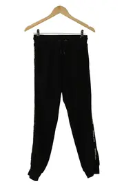 Vorschaubild 1 von Damen Jogginghose Gr. 38/M Schwarz Sportlich Casual Baumwolle