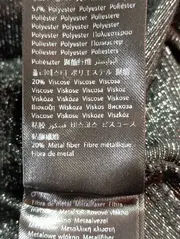 Vorschaubild 4 von Damen Body Gr. 36/S Grau Elegant Langarm Glitzer Party