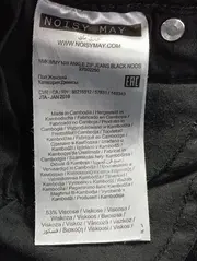 Vorschaubild 4 von Damen Mom Jeans W31 L34 Schwarz Casual NMKIMMY Ankle Zip