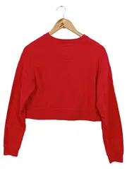 Vorschaubild 2 von Damen Sweatshirt Rot Gr. 34/XS Casual Modern Logo-Print