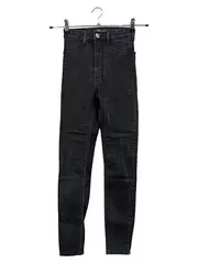 Vorschaubild 1 von Damen Jeans Slim Fit Schwarz Gr. 32 XXS Modern Casual
