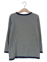 Vorschaubild 2 von Kinder Pullover Gr. 116 Grau Tiermotiv Langarm Casual