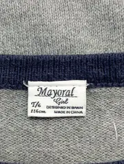 Vorschaubild 3 von Kinder Pullover Gr. 116 Grau Tiermotiv Langarm Casual