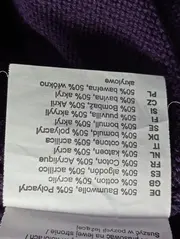 Vorschaubild 5 von Kinder Pullover Gr. 152 Lila Argyle Muster V-Ausschnitt Casual