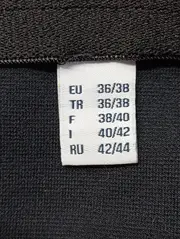 Vorschaubild 4 von Bleistiftrock Damen Gr. 36/S Schwarz Elegant Business Midirock