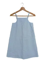 Vorschaubild 1 von Kinder Sommerkleid Blau Gr. 134 Casual Trägerkleid Baumwolle