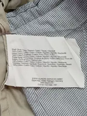 Vorschaubild 4 von Damen Blazer 38/M Beige Klassisch Business Baumwolle