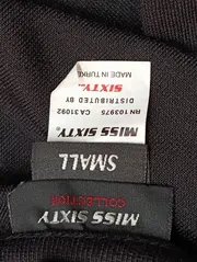 Vorschaubild 3 von Damen festliches Kleid Gr. 36/S Schwarz Elegant Vintage Midikleid