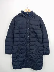 Vorschaubild 2 von Damen Steppjacke Blau Gr. 38/M Daunenjacke mit Kapuze Elegant