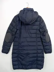 Vorschaubild 3 von Damen Steppjacke Blau Gr. 38/M Daunenjacke mit Kapuze Elegant