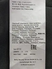 Vorschaubild 5 von Damen Bluse Schwarz Gr. 36/S Elegant Minimalistisch