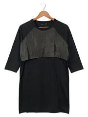 Vorschaubild 1 von Damen Freizeitkleid Gr. 36/S Schwarz Baumwolle Polyester Lederdetails