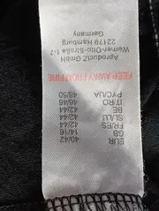 Vorschaubild 4 von Damen Stoffhose Gr. 40 L Schwarz Gepunktet Casual