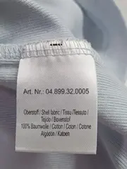 Vorschaubild 4 von Damen T-Shirt Gr. 42/XL Blau Basic Kurzarm Baumwolle