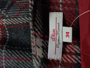 Vorschaubild 3 von Etuikleid Damen Gr. 34/XS Rot Kariert Vintage Business