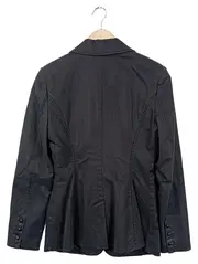 Vorschaubild 2 von Damen Blazer Gr. 40/M Schwarz Klassisch Business Baumwolle