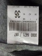 Vorschaubild 4 von Damen Leichte Jacke Gr. 36/S Schwarz Casual Florales Muster