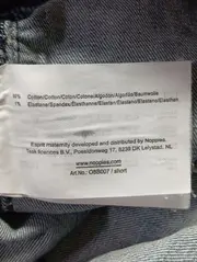 Vorschaubild 5 von Damen Umstandshose Jeans Gr. 38 M Blau Bootcut Baumwolle Maternity