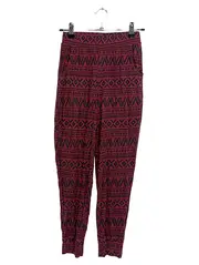 Vorschaubild 1 von Kinder Jogginghose Gr. 140/146 Rot Grafisch Casual Freizeithose