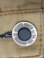 Vorschaubild 3 von Herren Jeans Straight Leg Beige Größe 48/M W32 100% Baumwolle