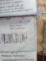 Vorschaubild 5 von Herren Jeans Straight Leg Beige Größe 48/M W32 100% Baumwolle