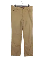 Vorschaubild 1 von Herren Jeans Straight Leg Beige Größe 48/M W32 100% Baumwolle