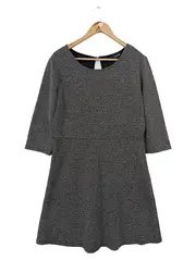 Vorschaubild 1 von TAIFUN Damen Freizeitkleid Gr. 42 Grau Casual 3/4 Arm