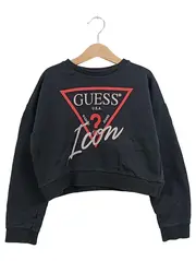 Vorschaubild 1 von Kinder Sweatshirt Gr. 140 Schwarz Logo-Print Casual Modern