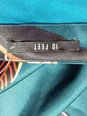 Vorschaubild 3 von Blusenkleid Damen 36/S Grün Florales Muster Bohemian Vintage