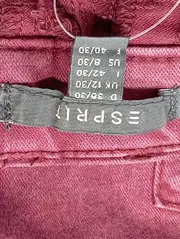 Vorschaubild 3 von Damen Jeans Regular Fit Gr. 38 W29 Rot Casual Lyocell