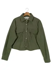 Vorschaubild 1 von Leichte Jacke Damen 36/S Grün Casual Übergangsjacke