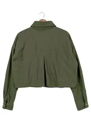 Vorschaubild 2 von Leichte Jacke Damen 36/S Grün Casual Übergangsjacke