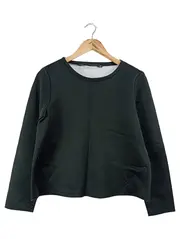 Vorschaubild 1 von Damen Langarmshirt Gr. 38/M Schwarz Basic Casual Polyester