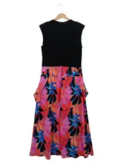 Vorschaubild 2 von Cocktailkleid Damen 44 Mehrfarbig Floral Elegant Maxikleid