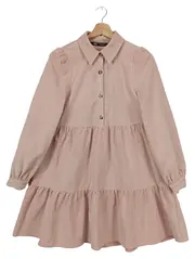 Vorschaubild 1 von Blusenkleid Damen 34/XS Rosa Cord Klassisch Elegant