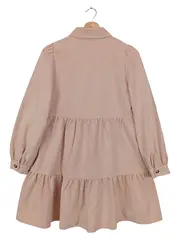 Vorschaubild 2 von Blusenkleid Damen 34/XS Rosa Cord Klassisch Elegant
